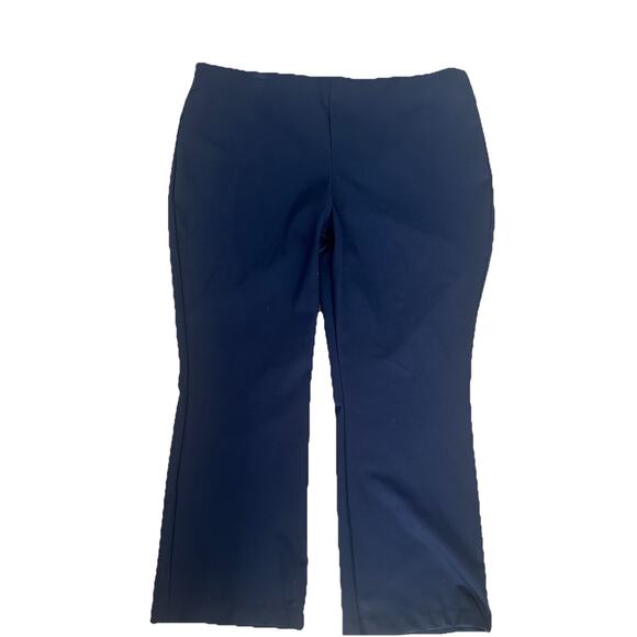 Rachel Zoe Women’s Pull On Cropped Dress Pants Navy Size 3x - Picture 1 of 3